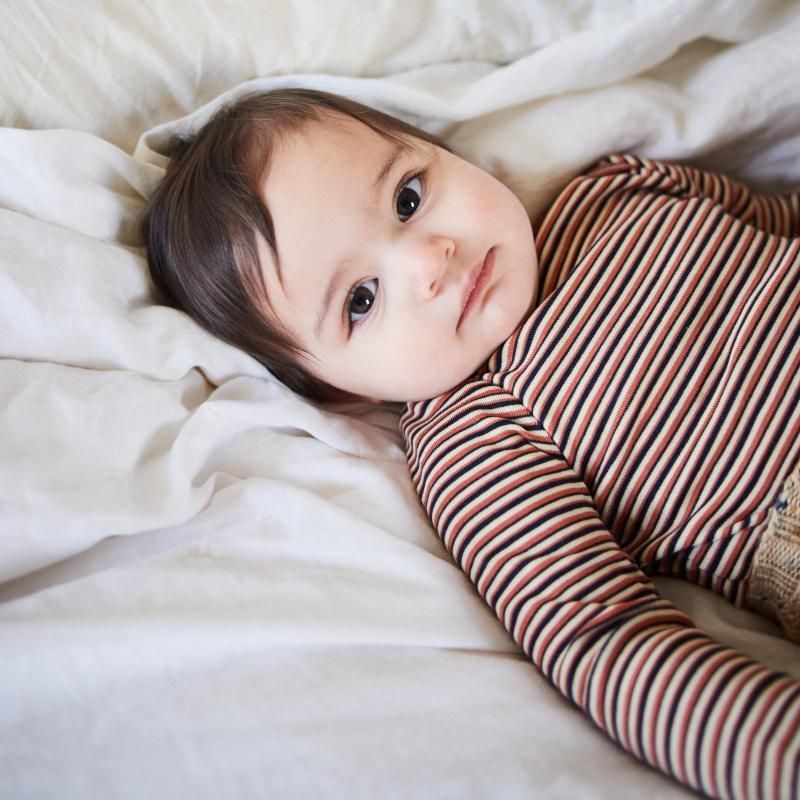 Misha & PuffミーシャアンドパフAW   Layette Mini Stripe Lap