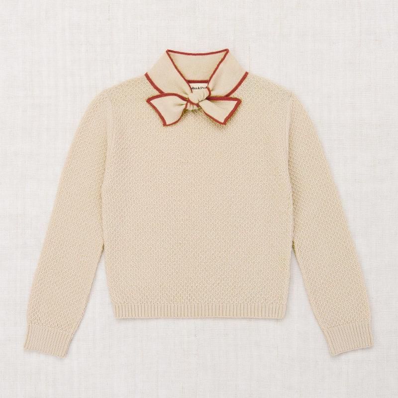 Misha & Puff（ミーシャアンドパフ）2023AW Bow Scout Sweater ...