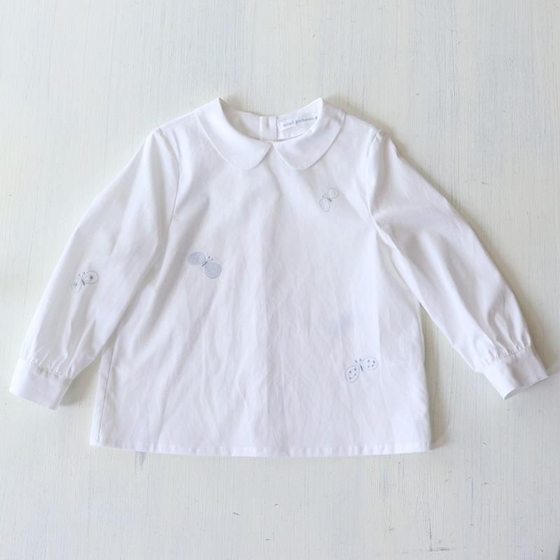 mina perhonen（ミナペルホネン） 23AW choucho ブラウス white