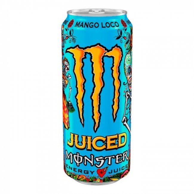 【送料込】Juice Monster Mango Loco 500ml (エナジードリンク) - Monster Energy(モンスター エナジー)  - フリバ free birds　- ヨーロッパの食品・雑貨をお手軽に通販。 8,400円以上で日本への送料無料！
