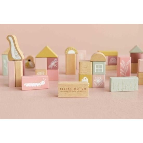 積み木50Pセット (ピンク) - LITTLE DUTCH (リトルダッチ