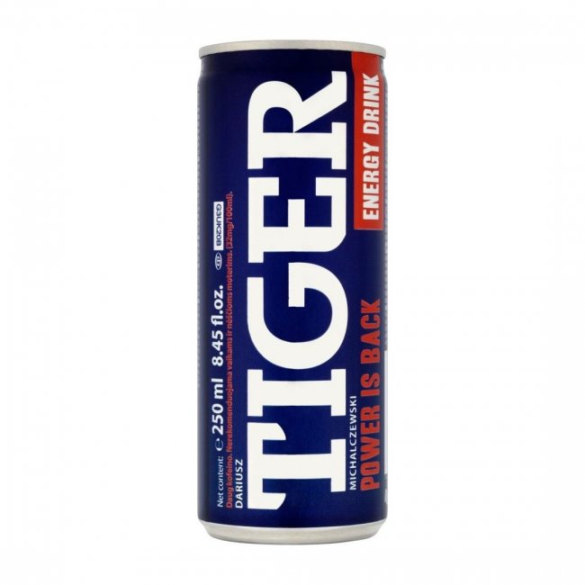送料込】レギュラー 250ml (エナジードリンク) - Tiger Energy Drink - フリバ free birds -  ヨーロッパの食品・雑貨をお手軽に通販。 8,400円以上で日本への送料無料！