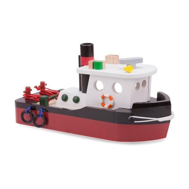送料無料】 木製 タグボート - New Classic Toys (ニュー クラシック トイズ) - フリバ free birds - ヨーロッパの食品・雑貨をお手軽に通販。 8,400円以上で日本への送料無料!