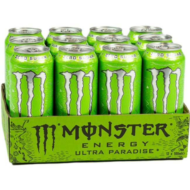 Ultra Paradise 500ml 12本セット (エナジードリンク) - Monster Energy(モンスター エナジー) - フリバ  free birds - ヨーロッパの食品・雑貨をお手軽に通販。 16,800円以上で日本への送料無料！