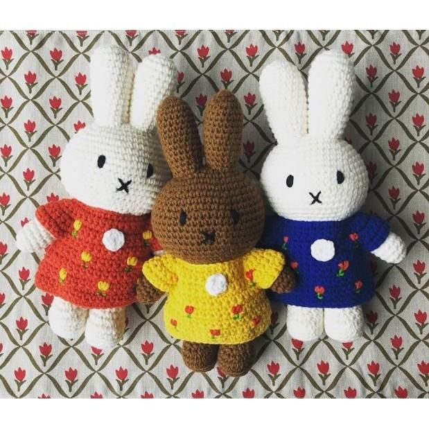 ミッフィー チューリップ ブルードレス あみぐるみ - Just Dutch