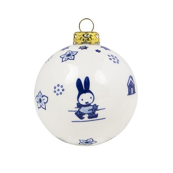 ミッフィー クリスマスオーナメント デルフトブルー ボール Royal Delft Nijntje Miffy ナインチェ ミッフィー フリバ Free Birds ヨーロッパの食品 雑貨をお手軽に通販 8 400円以上で日本への送料無料