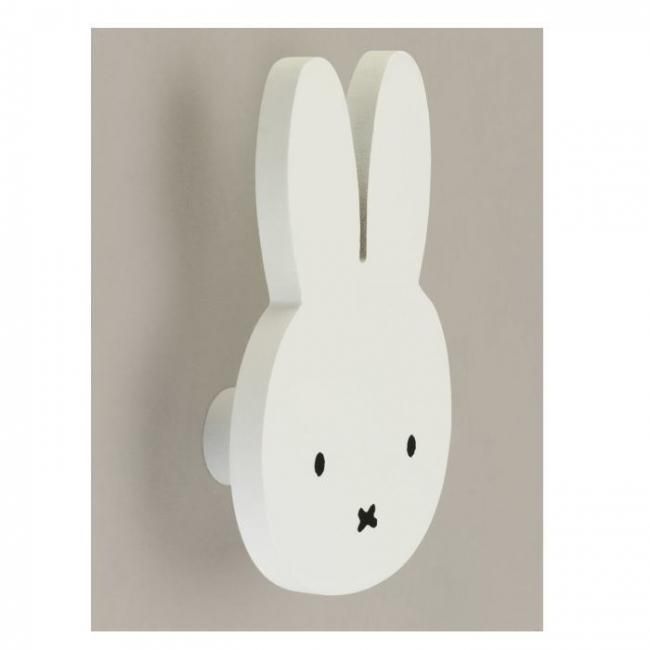 18cm ミッフィー 木製 お顔の壁掛けフック - Nijntje・Miffy