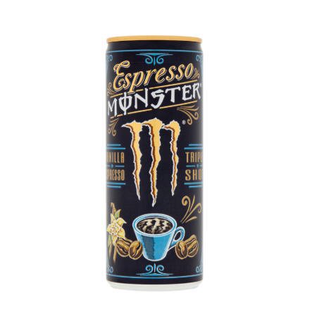 送料込】 Monster Vanilla Espresso Triple Shot 250ml (エナジードリンク) - Monster  Energy(モンスター エナジー) - フリバ free birds - ヨーロッパの食品・雑貨をお手軽に通販。 8,400円以上で日本への送料無料！