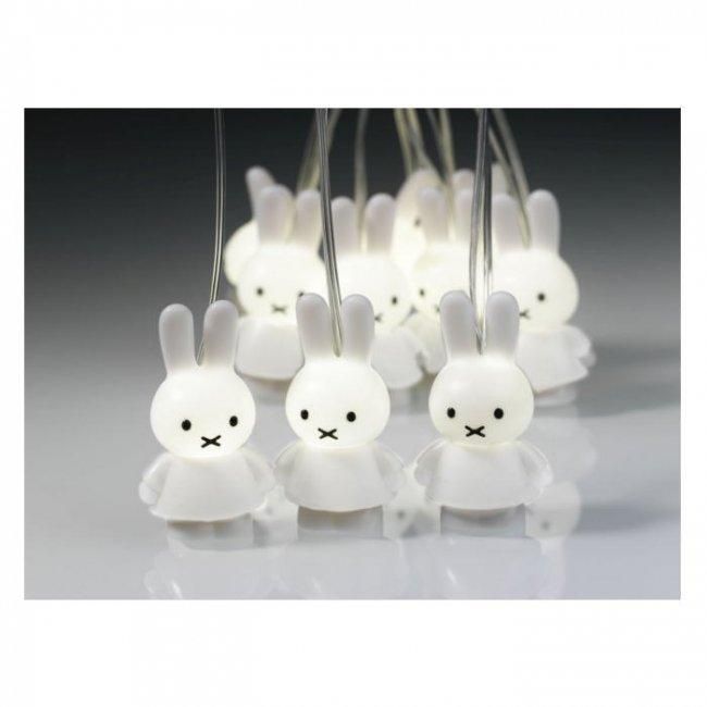 ミッフィー　10連LED ストリングライト ミッフィー 10連LEDライト (ホワイト) - Nijntje・Miffy