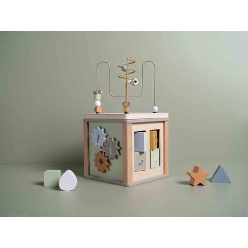 ★Little Dutch★リトルダッチ＊木製 アクティビティBOX＊知育玩具 アクティビティーボックス (ピンク) - LITTLE DUTCH (リトル