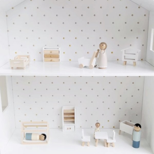 木製ドールハウス 家具 (子供部屋) - Petite Amelie (プチアメリ 
