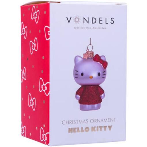ハローキティ - 「レッドドレス」ガラス製クリスマス ハローキティ - 「レッドドレス」ガラス製クリスマス