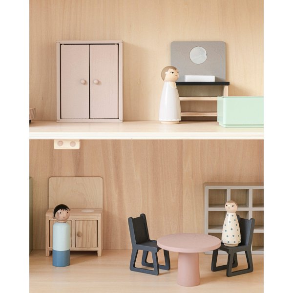 木製ドールハウス家具 (レトロ) - Petite Amelie (プチアメリ 