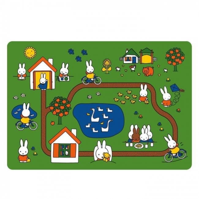 ミッフィー フロアマット・プレイマット「おそと」 - Nijntje・Miffy
