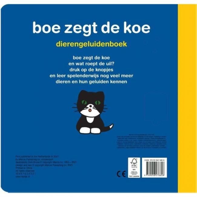 dierengeluidenboek boe zegt de koe (だれのなきごえかな