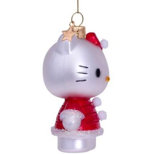 ハローキティ - 「サンタクロース」ガラス製クリスマス ハローキティ - 「サンタクロース」ガラス製クリスマス