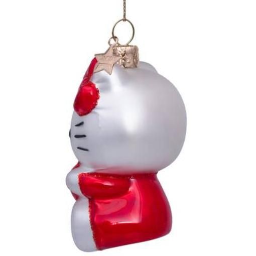 ハローキティ - 「ハート」ガラス製クリスマスオーナメント by ハローキティ - 「ハート」ガラス製クリスマスオーナメント by