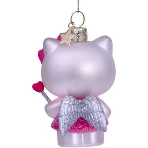 ハローキティ - 「魔法の杖と羽」ガラス製クリスマス ハローキティ - 「魔法の杖と羽」ガラス製クリスマス
