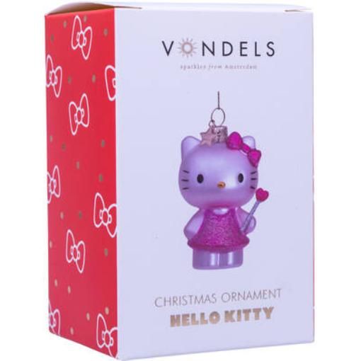 ハローキティ - 「魔法の杖と羽」ガラス製クリスマス ハローキティ - 「魔法の杖と羽」ガラス製クリスマス