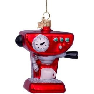 ウェディングケーキ 苺 ピンク タワー ガラス製クリスマスオーナメント