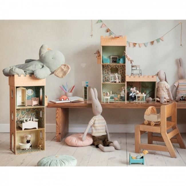 62cm ミニチュア 3階建てキャッスル・お城 ミラー - Maileg