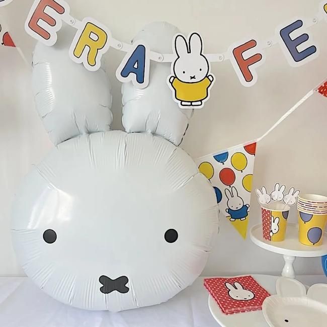 95cm XLサイズ ミッフィー「3D お顔のバルーン・ふうせん 95cm XLサイズ ミッフィー「3D お顔のバルーン・ふうせん