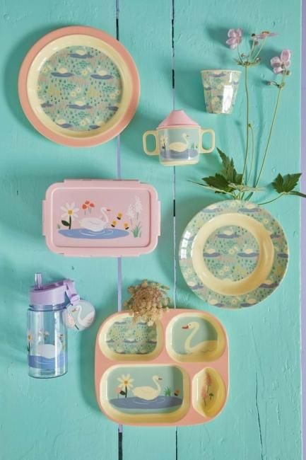 4個セット メラミンコップ スワン - rice (ライス) - フリバ