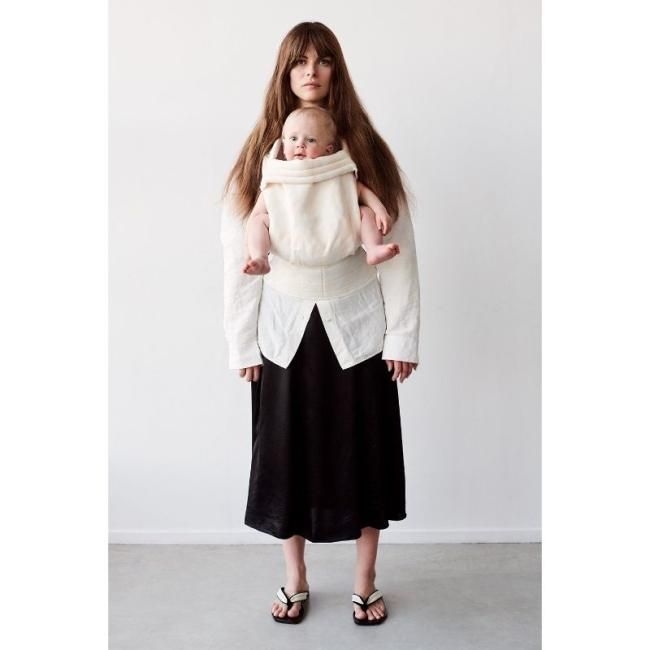 抱っこ紐 ZEITGEIST BABY TWEED W IN HEMP (ホワイト