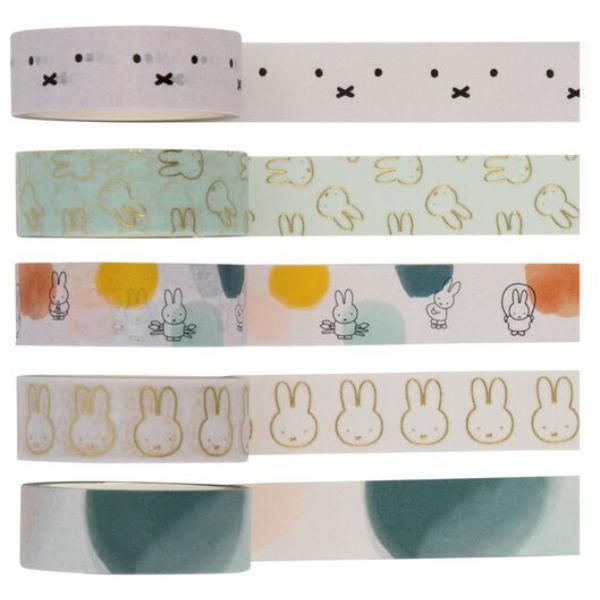 5種セット ミッフィー マスキングテープ Nijntje Miffy ナインチェ ミッフィー フリバ Free Birds ヨーロッパの食品 雑貨をお手軽に通販 8 400円以上で日本への送料無料