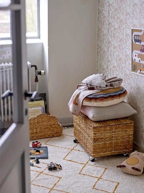 ファームリビング バスケット 籠 北欧 デンマーク おもちゃ箱