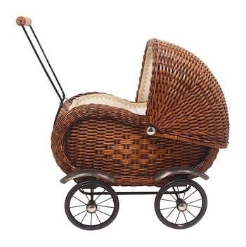 ドール用 ベビーカー ''Elisabeth'' 手押し車 ブラウン - Small ドール用 ベビーカー ''Elisabeth'' 手押し車 ブラウン - Small