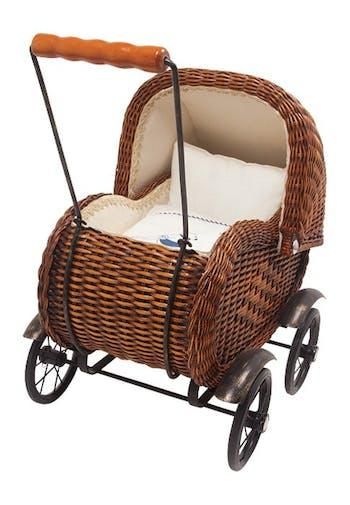 ドール用 ベビーカー ''Elisabeth'' 手押し車 ブラウン - Small