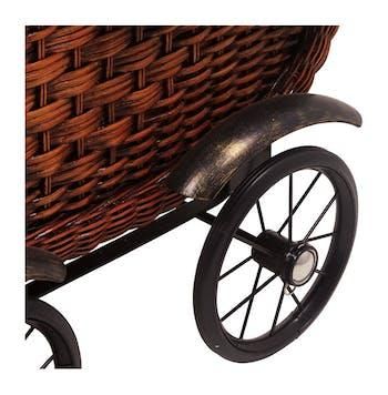 ドール用 ベビーカー ''Elisabeth'' 手押し車 ブラウン - Small ドール用 ベビーカー ''Elisabeth'' 手押し車 ブラウン - Small