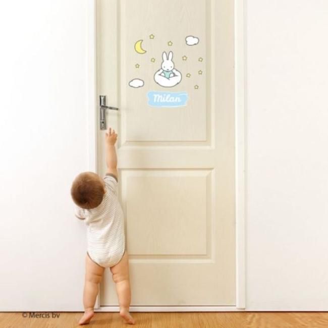 名入れ ミッフィー ドア用デカール・ステッカー 各種 - nijntje