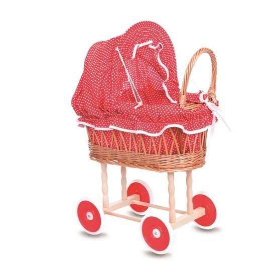 ラタン製 ベビーカー 乳母車 幌付きレッド ドール・ぬいぐるみ用 - Egmont Toys (エグモントトイズ) - フリバ free birds - ヨーロッパの食品・雑貨をお手軽に通販。 16,800円以上で日本への送料無料! ラタン製 ベビーカー 乳母車 幌付きレッド ドール・ぬいぐるみ用 - Egmont Toys (エグモントトイズ) - フリバ free birds - ヨーロッパの食品・雑貨をお手軽に通販。 16,800円以上で日本への送料無料!