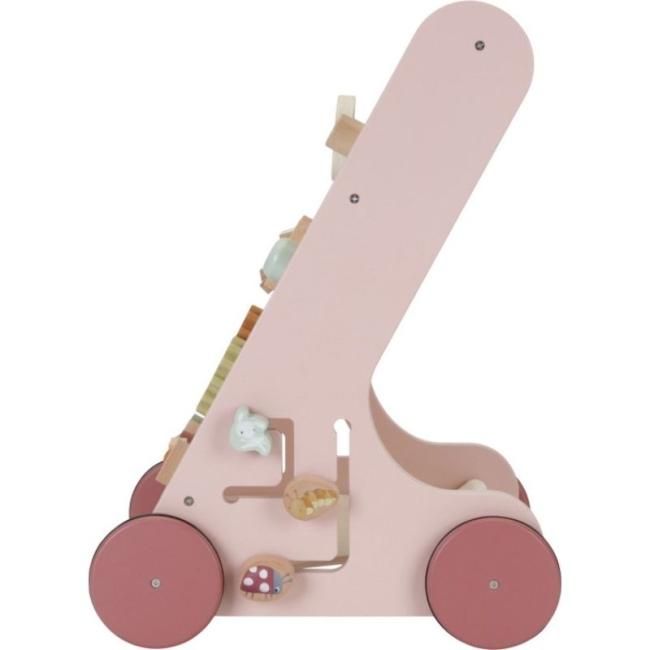 木製 マルチアクティビティ ベビーウォーカー 手押し車 Flowers 木製 マルチアクティビティ ベビーウォーカー 手押し車 Flowers