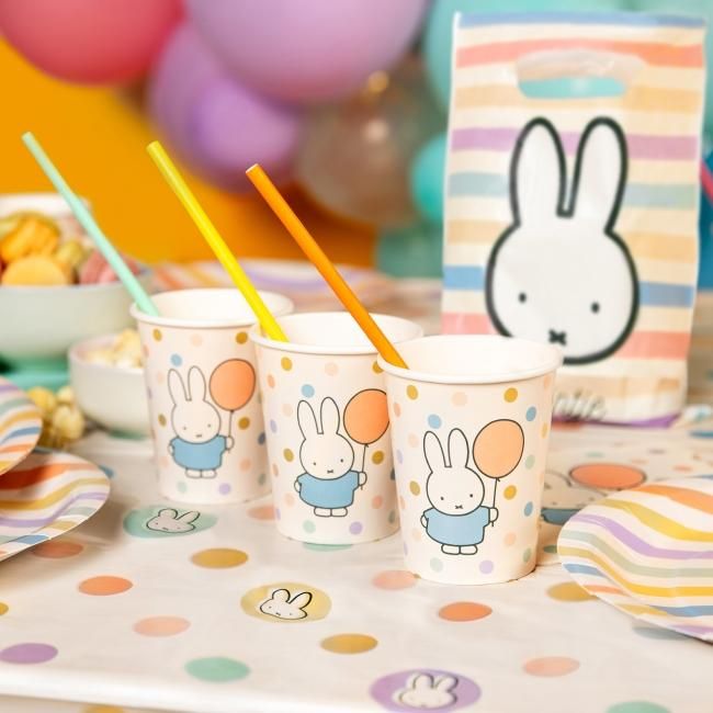 miffy - ミッフィ　パーティーグッズ  紙皿 紙コップ 割り箸 6点】ダイソー×ミッフィー新作パーティーグッズ購入！ | LEE
