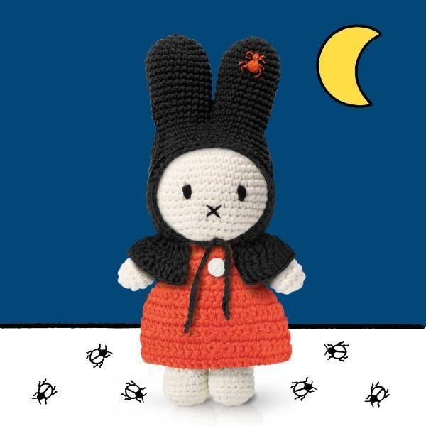 ミッフィーハロウィン仕様 あみぐるみ ぬいぐるみ ハンドメイドジャストダッチ ミッフィー ハロウィン ドレス あみぐるみ - Just Dutch (ジャスト