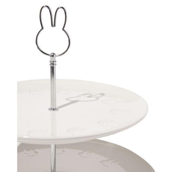 【日本未発売】ミッフィー　2段　ケーキスタンド　アフタヌーンティー　オランダ 日本未発売】ミッフィー 2段 ケーキスタンド アフタヌーンティー