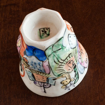 色絵七福神湯呑 - 和食器通販 うつわ耶馬都｜食卓を彩る作家もの
