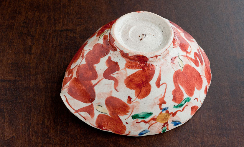 赤絵おかず片口鉢 - 和食器通販 うつわ耶馬都｜食卓を彩る作家もの陶器・磁器のお店