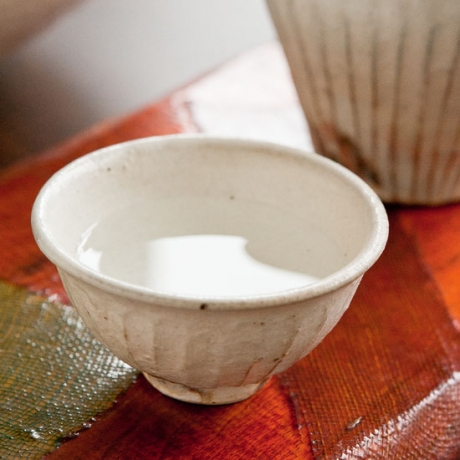 作家もの陶器】粉引 湯呑み 小皿など一式【ヴィンテージ】