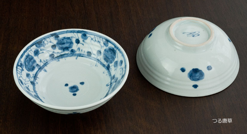陶器　染鉢　5点 八角染付伊万里鉢 – Kotto Shop