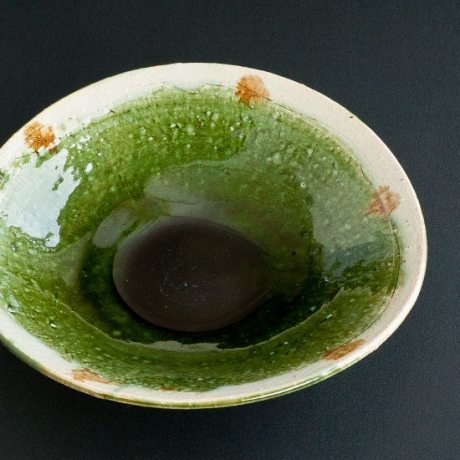作家 陶芸作家 大皿と取皿5枚 固める