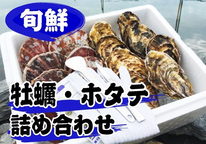 牡蠣とホタテの詰め合わせ 旬鮮 三陸の味覚セット 専用ナイフ 軍手 剥き方レシピ付き 宮城三陸産の美味しい牡蠣 カキ を１年中お届けする三養水産の通販サイト