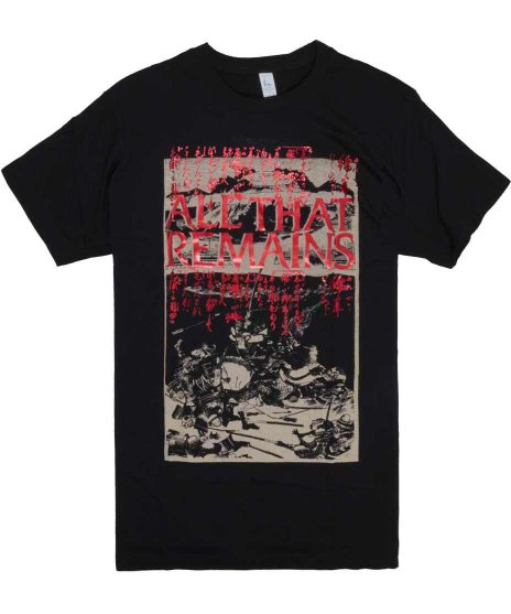 All That Remains/オフィシャルバンドTシャツ/Battle Scene Foil カラー：ブラック<br>サイズ：Ｍ、Ｌ<br>日本の合戦をイメージしたデザインです。