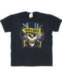 Guns N' Roses/オフィシャルバンドTシャツ/Top Hat Kidsカラー：ブラック<br>サイズ：キッズS,M<br>キッズ用のガンズTシャツです。