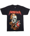 Metallica/オフィシャルバンドTシャツ/Heart Explosiveカラー：ブラック<br>サイズ：Ｓ〜Ｌ<br>定番のパスヘッドデザインのスカルにロゴ。