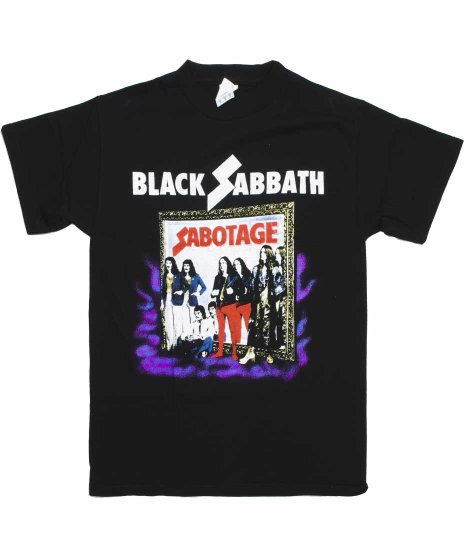 Black Sabbath/オフィシャルバンドTシャツ/Sabotage Vintageカラー：ブラック<br>サイズ：S〜L<br>アルバムサボタージュのジャケットデザインです。