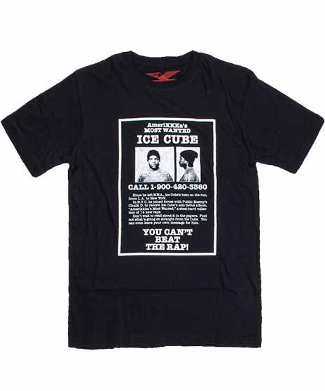 Ice Cube/オフィシャルバンドTシャツ/Amerikkka'S Most Wantedカラー：ブラック<br>サイズ：S〜XL<br>AMERIKKKA'S MOST WANTEDのジャケットデザインです。